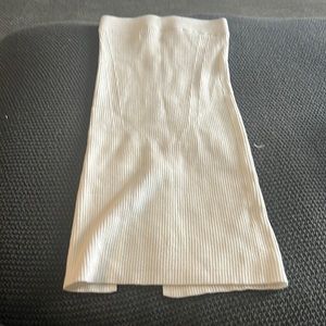 Abercrombie knit white skirt A Line off white